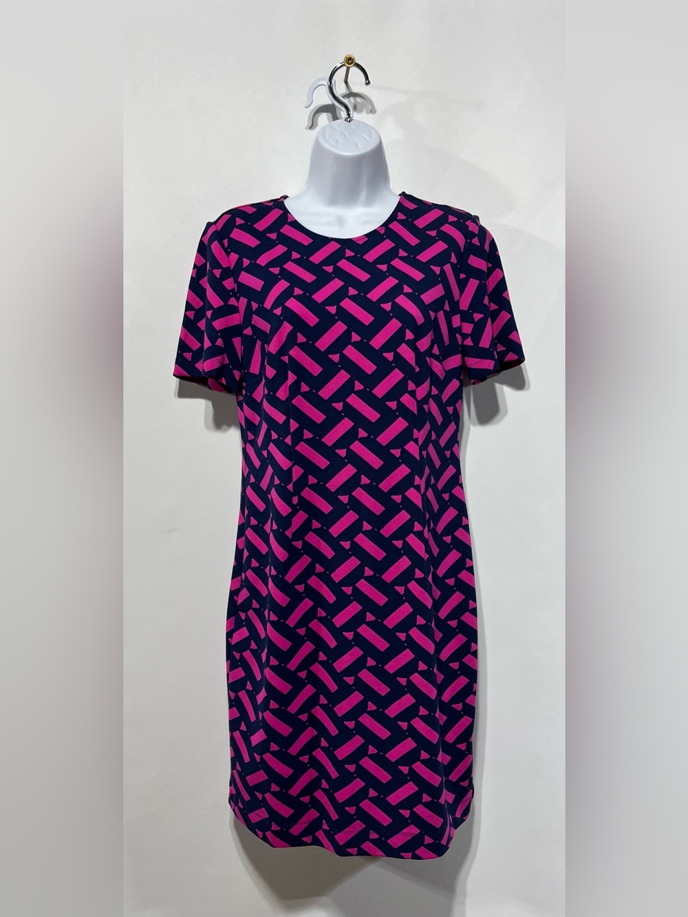 Trina Turk‎ 'Zap' Print Stretch-Ponte Mini Dress Size Medium New With Tags